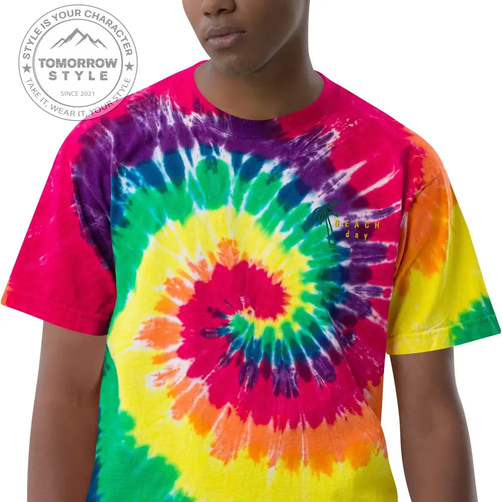 Trendy Oversized Batik T-Shirt - Tomorrow Style