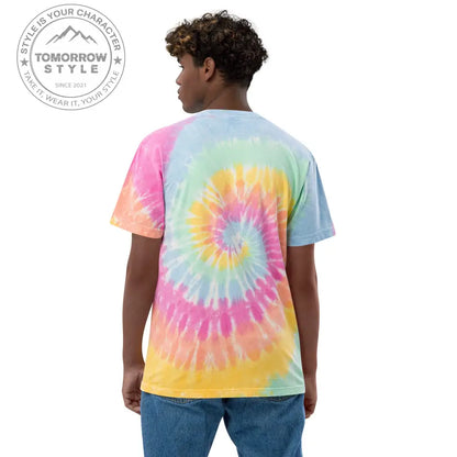 Trendy Oversized Batik T-Shirt - Tomorrow Style