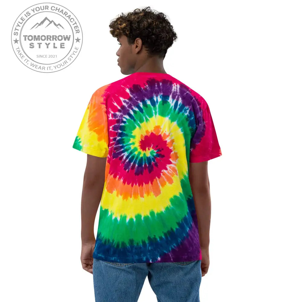 Trendy Oversized Batik T-Shirt - Tomorrow Style