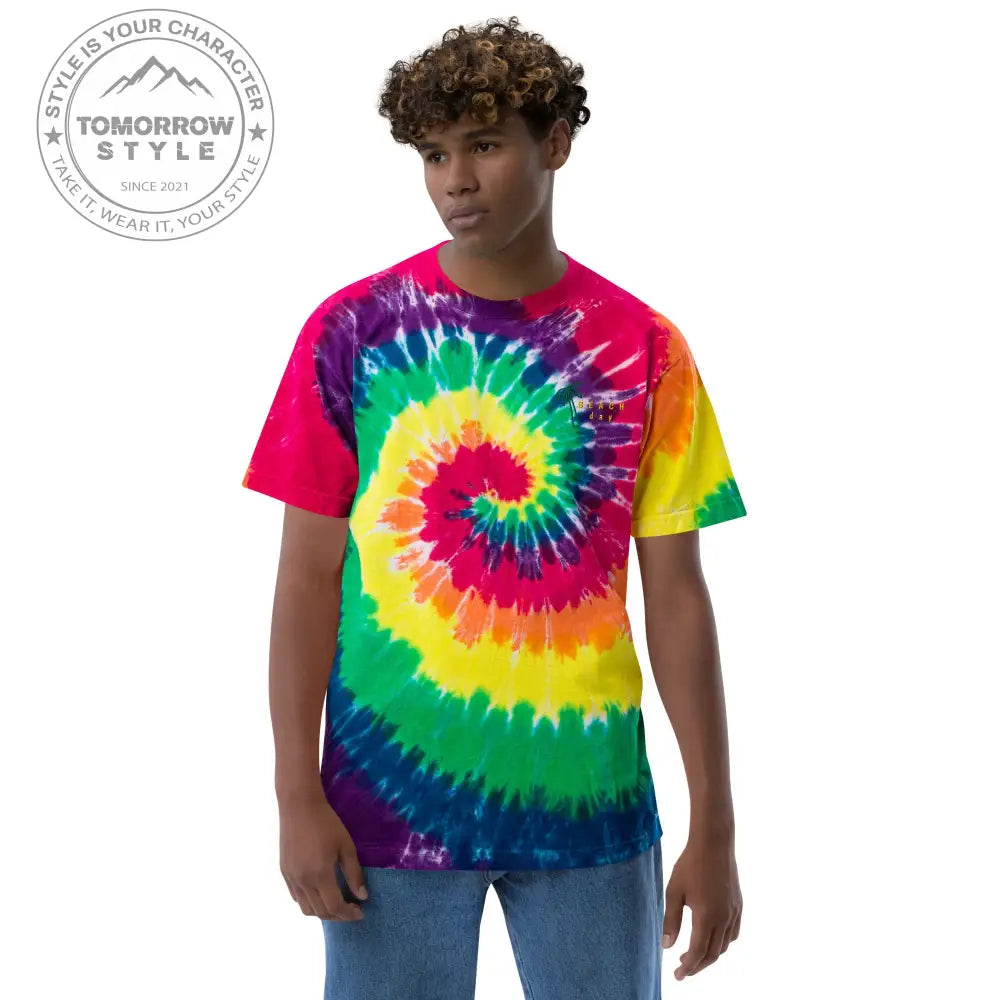 Trendy Oversized Batik T-Shirt - Tomorrow Style