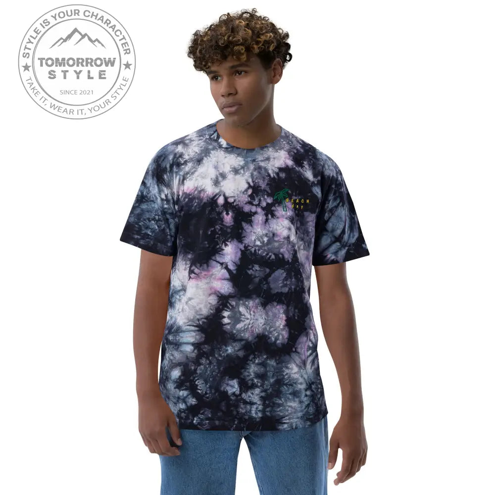 Trendy Oversized Batik T-Shirt - Tomorrow Style