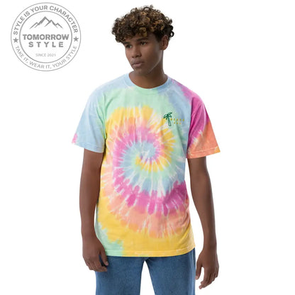 Trendy Oversized Batik T-Shirt - Tomorrow Style