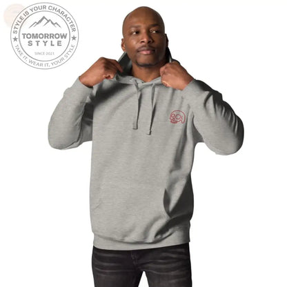 Ultimate Comfort: Bestickter Herren Hoodie - Tomorrow Style