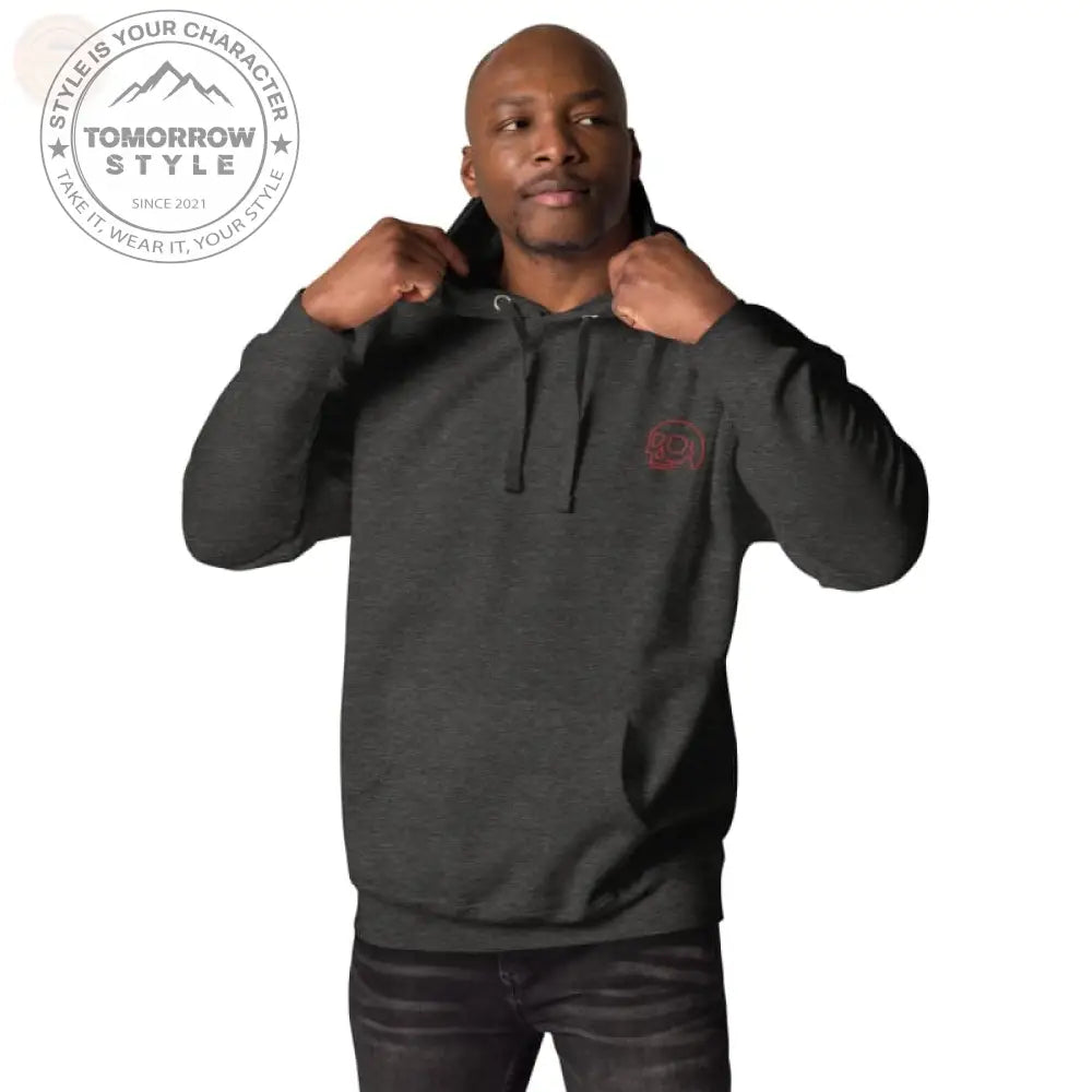 Ultimate Comfort: Bestickter Herren Hoodie - Tomorrow Style