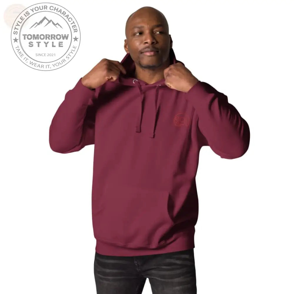 Ultimate Comfort: Bestickter Herren Hoodie - Tomorrow Style