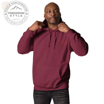 Ultimate Comfort: Bestickter Herren Hoodie - Tomorrow Style