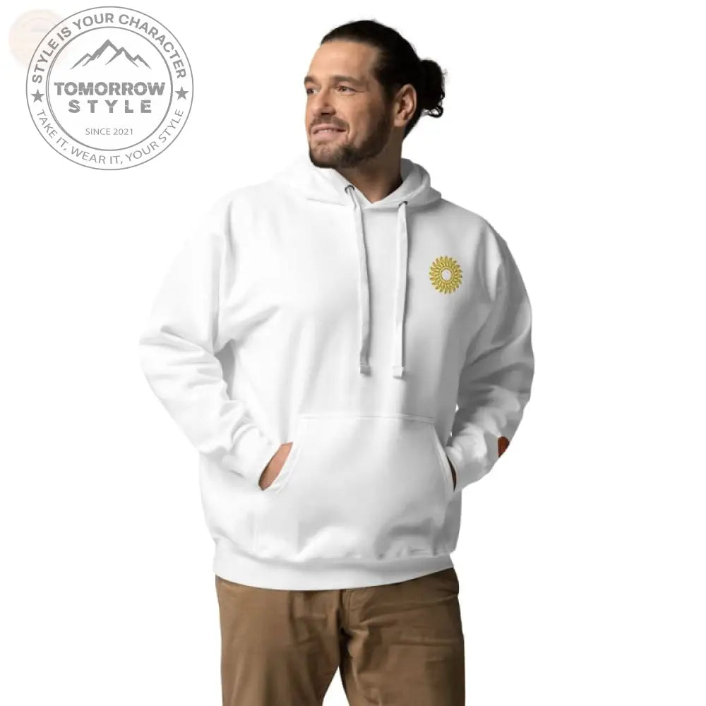 Ultimate Cozy Style: Bestickter Herren Hoodie - Tomorrow Style