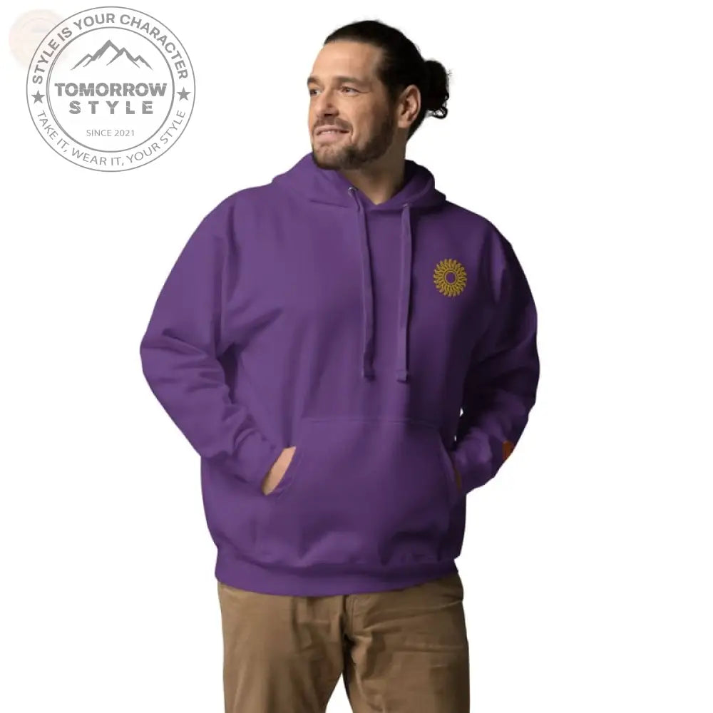 Ultimate Cozy Style: Bestickter Herren Hoodie - Tomorrow Style