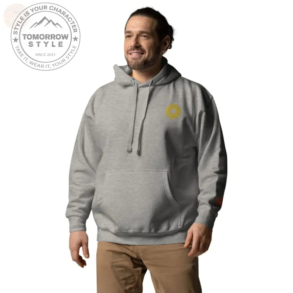 Ultimate Cozy Style: Bestickter Herren Hoodie - Tomorrow Style