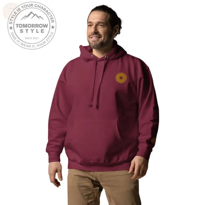 Ultimate Cozy Style: Bestickter Herren Hoodie - Tomorrow Style