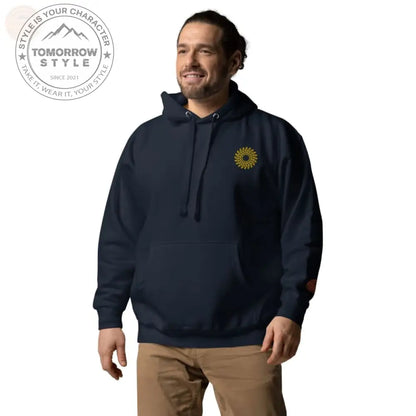Ultimate Cozy Style: Bestickter Herren Hoodie - Tomorrow Style