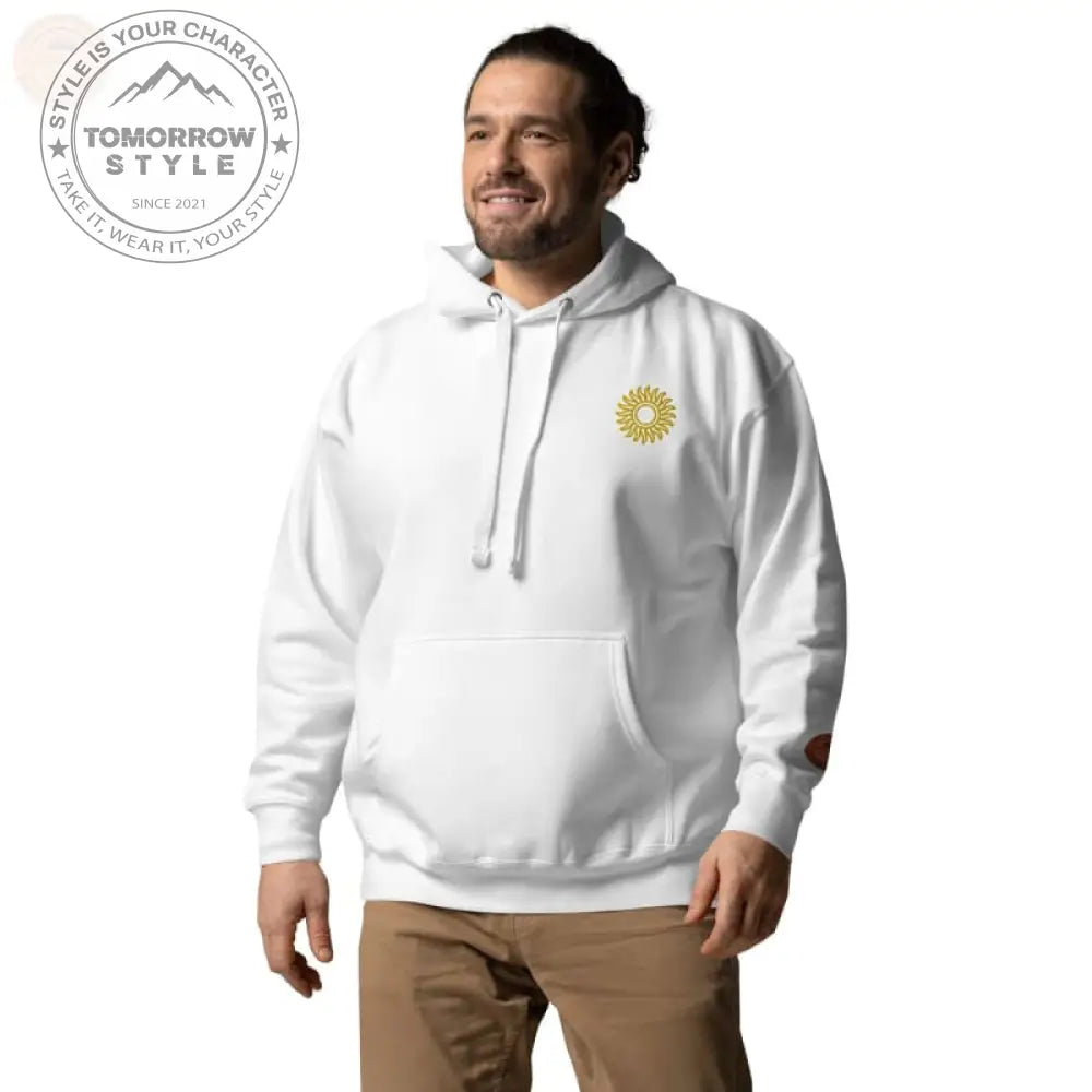Ultimate Cozy Style: Bestickter Herren Hoodie - Tomorrow Style