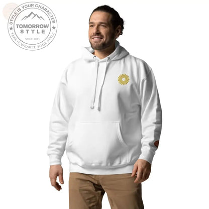 Ultimate Cozy Style: Bestickter Herren Hoodie - Tomorrow Style