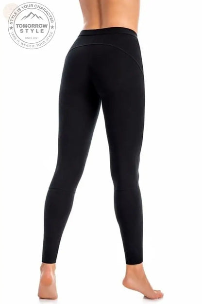 „Ultimate Fit schwarze Leggings mit Lycra – perfekte Silhouette!“ - Tomorrow Style
