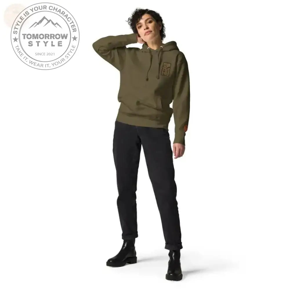 Ultimate Paratrooper Badge Hoodie: Bestickte Bundeswehr Premium - Tomorrow Style