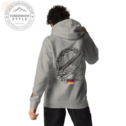Ultimate Paratrooper Badge Hoodie: Bestickte Bundeswehr Premium - Tomorrow Style