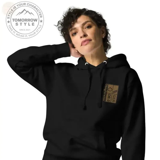 Ultimate Paratrooper Badge Hoodie: Bestickte Bundeswehr Premium - Tomorrow Style