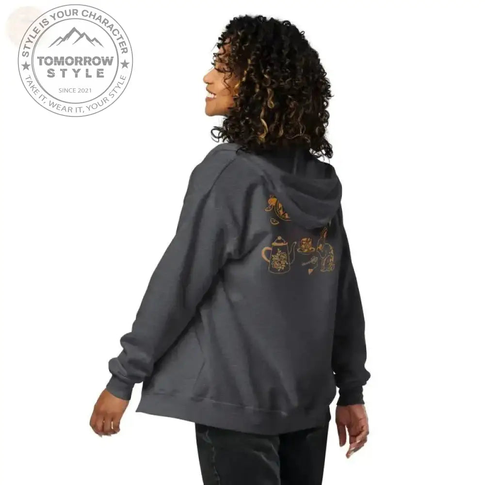 Ultimate Warmth Hoodie: Schwerer Mischung Zip - Up! - Tomorrow Style