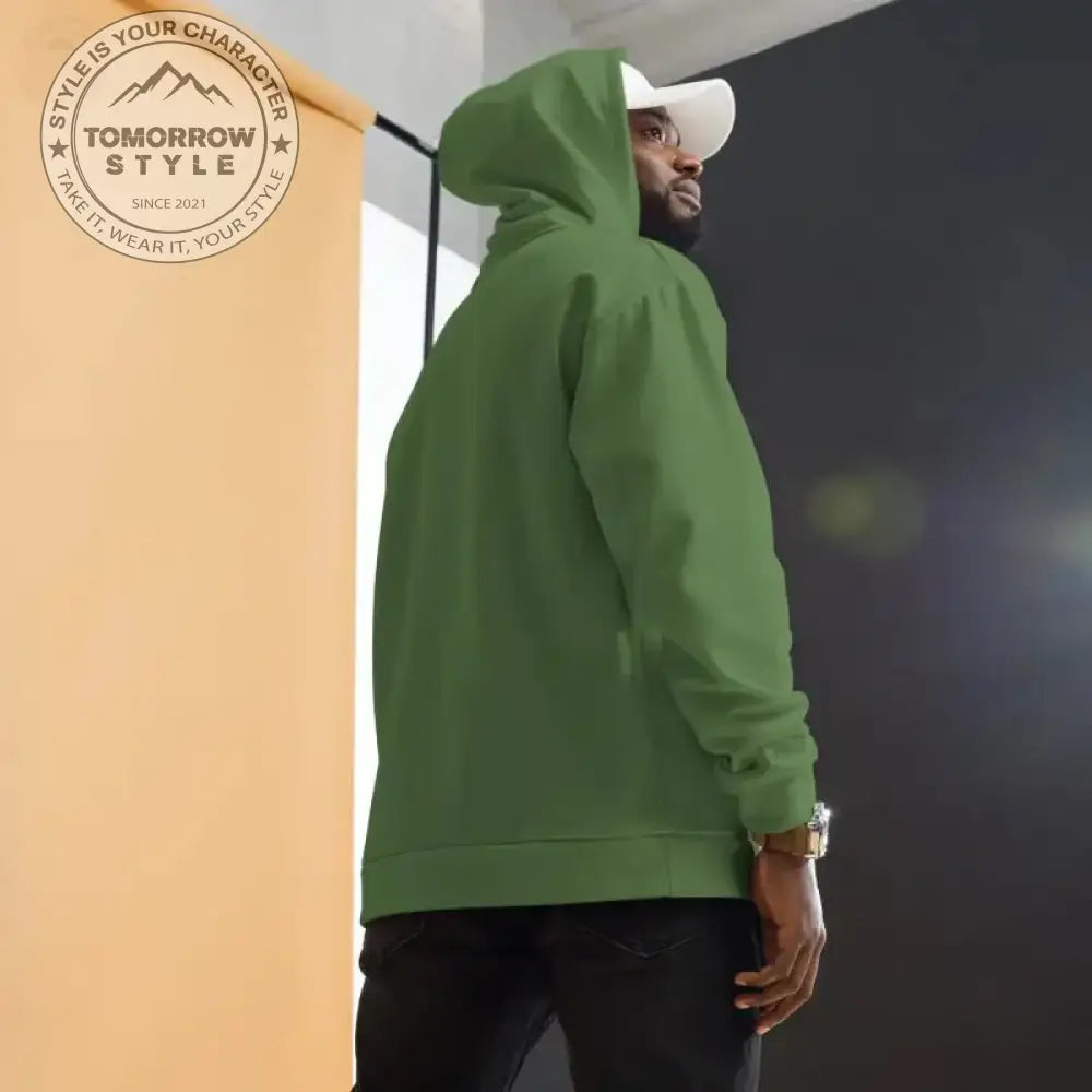 Ultimativ gemütlicher Öko - Hoodie für Herren – Futter aus gebürstetem Fleece - Tomorrow Style