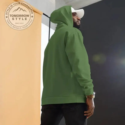 Ultimativ gemütlicher Öko - Hoodie für Herren – Futter aus gebürstetem Fleece - Tomorrow Style