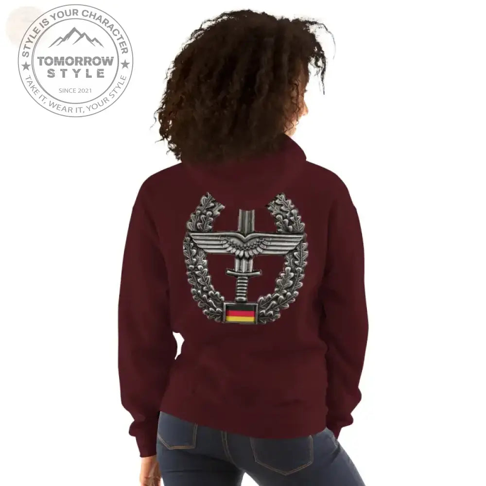Bundeswehr Premium Hoodie mit Stickerei für Damen und Herren