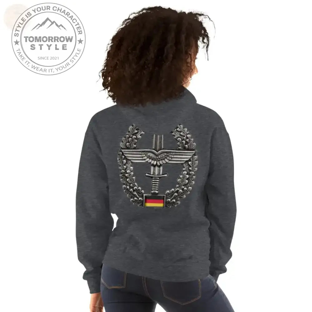 Bundeswehr Premium Hoodie mit Stickerei für Damen und Herren