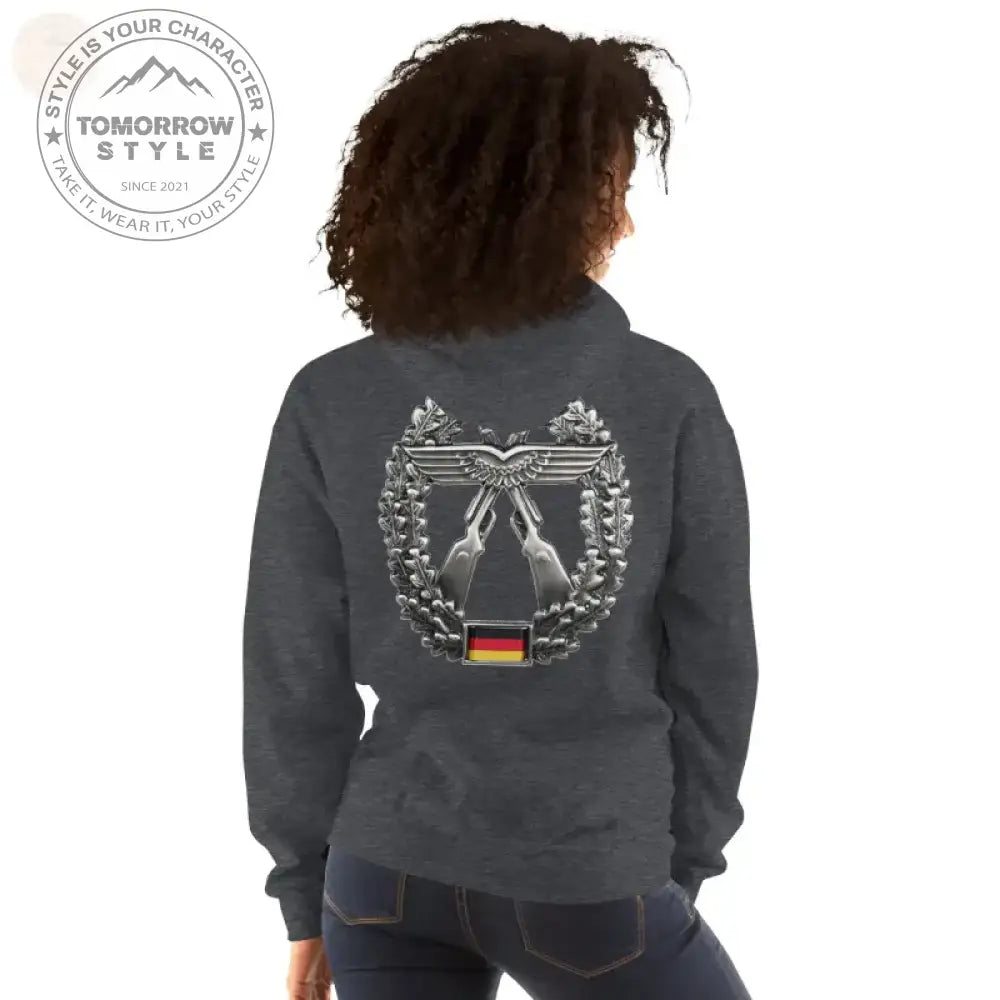 Bundeswehr Premium Hoodie mit Stickerei für D&H mit LW Objektschutz Luftwaffensicherung