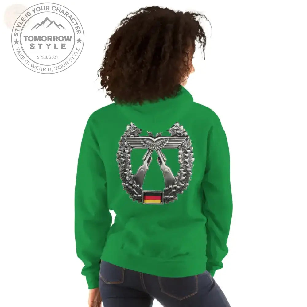 Bundeswehr Premium Hoodie mit Stickerei für D&H mit LW Objektschutz Luftwaffensicherung