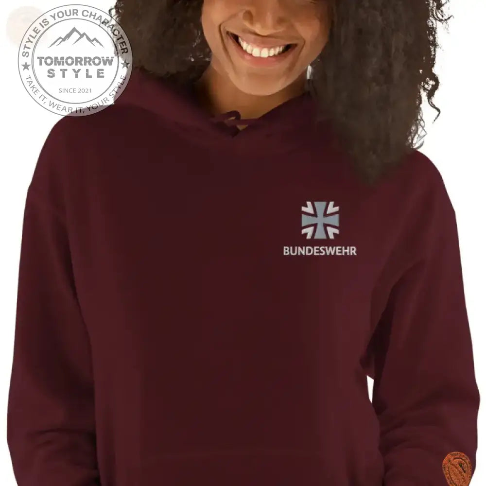 Bundeswehr Premium Hoodie mit Stickerei für D&H mit LW Objektschutz Luftwaffensicherung