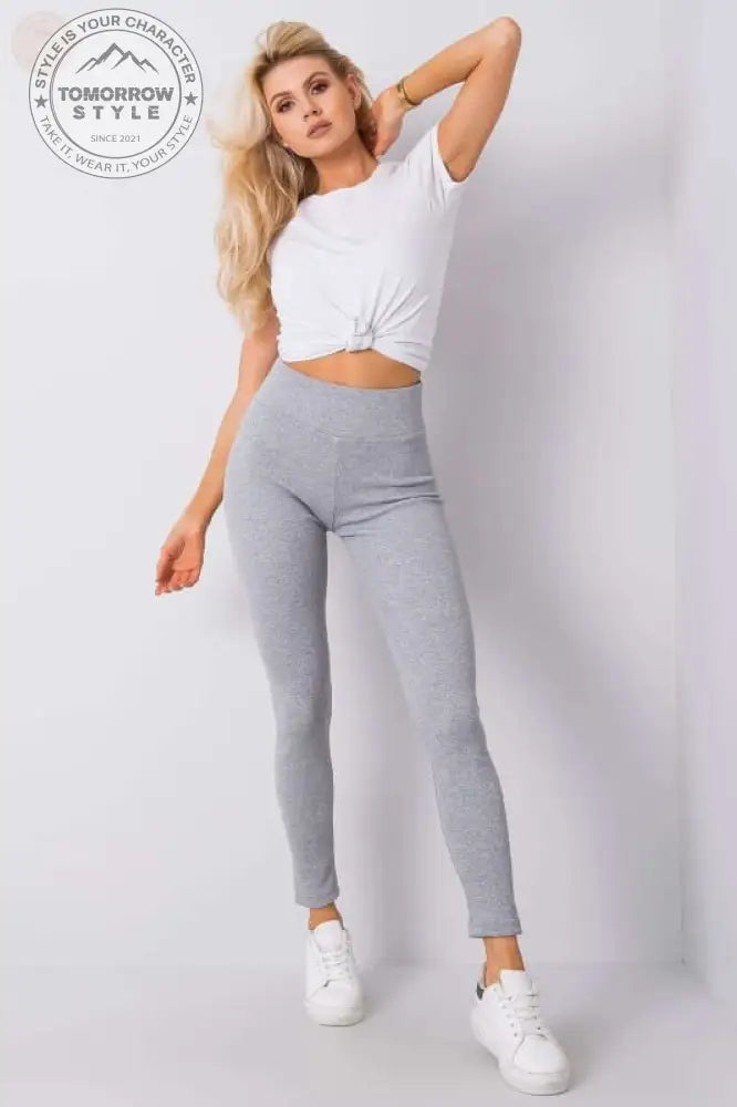 Ultimative gerippte Leggings mit hoher Taille: Breite der - Tomorrow Style
