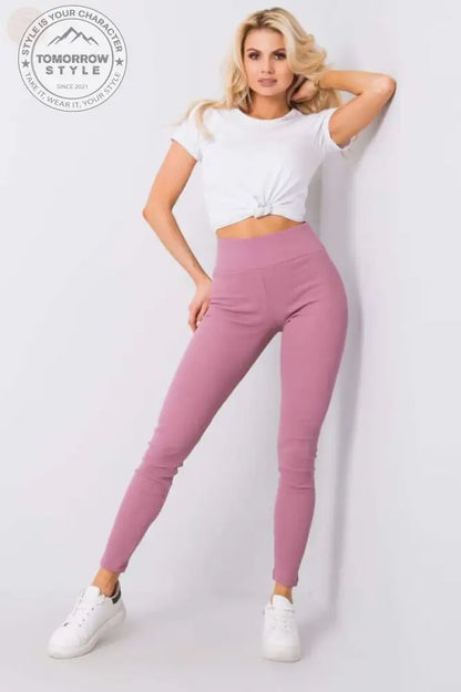 Ultimative gerippte Leggings mit hoher Taille: Breite der - Tomorrow Style