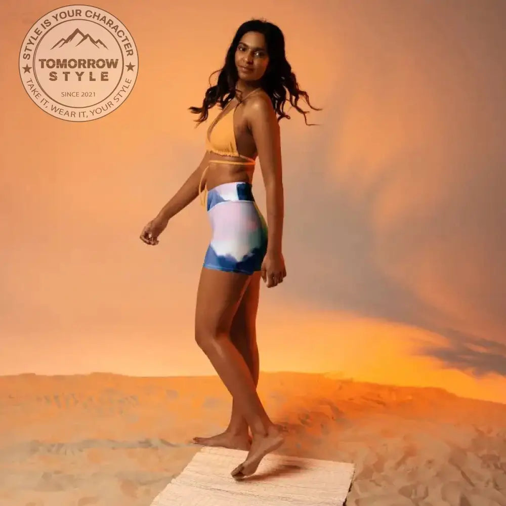 Ultimative Komfort - Yoga - Shorts: Mikrofaser mit hoher Taille - Tomorrow Style