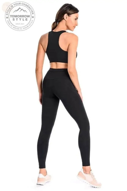 Ultimative Leggings aus schwarzer Baumwolle – schmeichelhafte Passform und unsichtbarer Komfort - Tomorrow Style