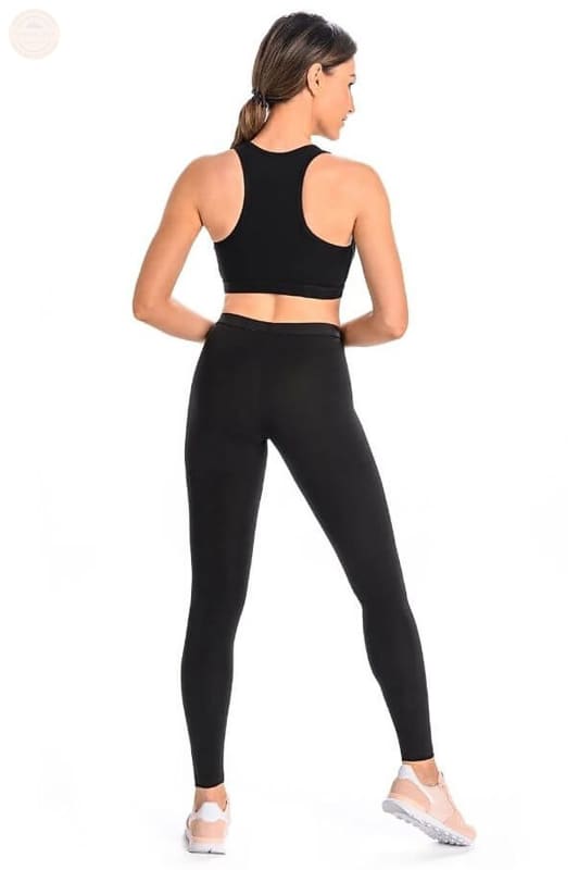 Ultimative schwarze Stretch - Leggings: Breite der 183227 Teyli - Tomorrow Style