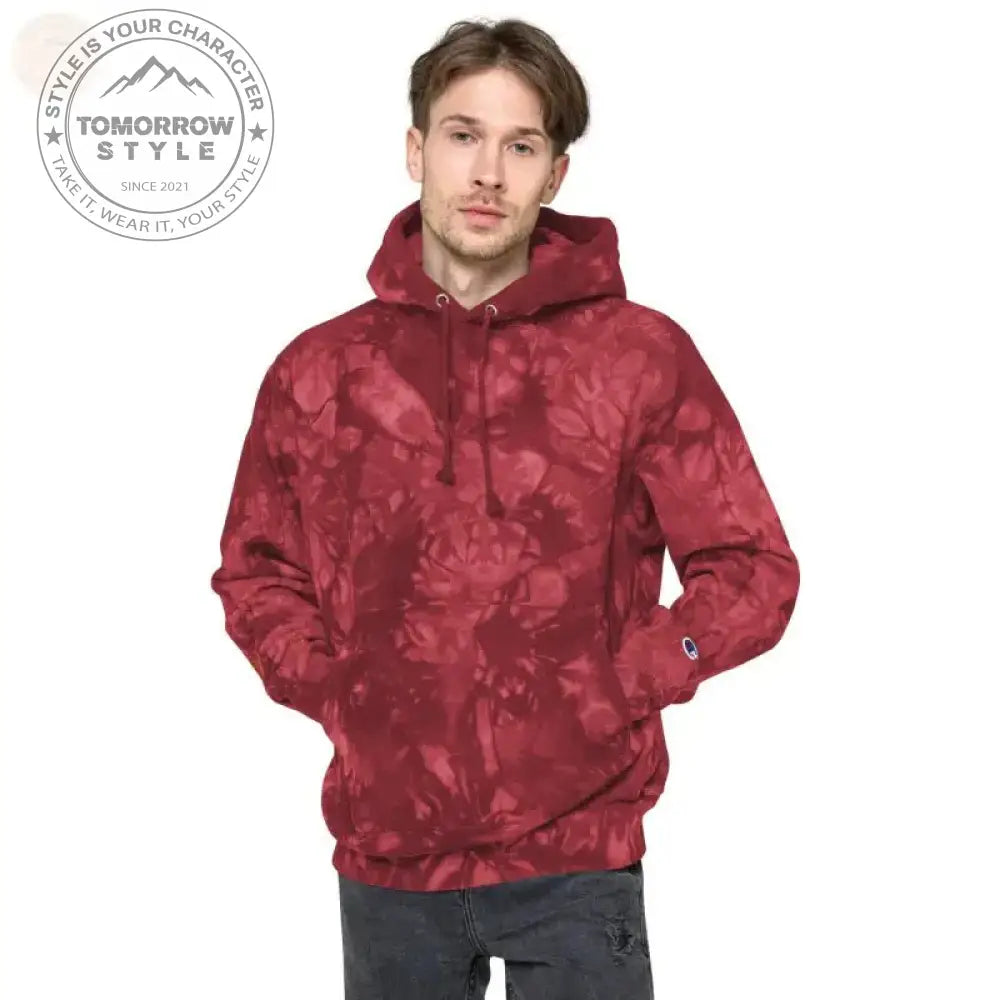 Ultimativer Batik - Hoodie: Champion Tie Dye Power für Herren - Tomorrow Style