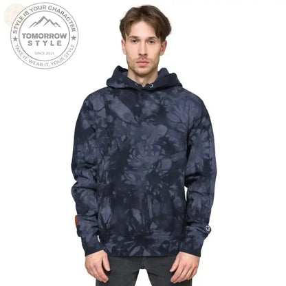 Ultimativer Batik - Hoodie: Champion Tie Dye Power für Herren - Tomorrow Style