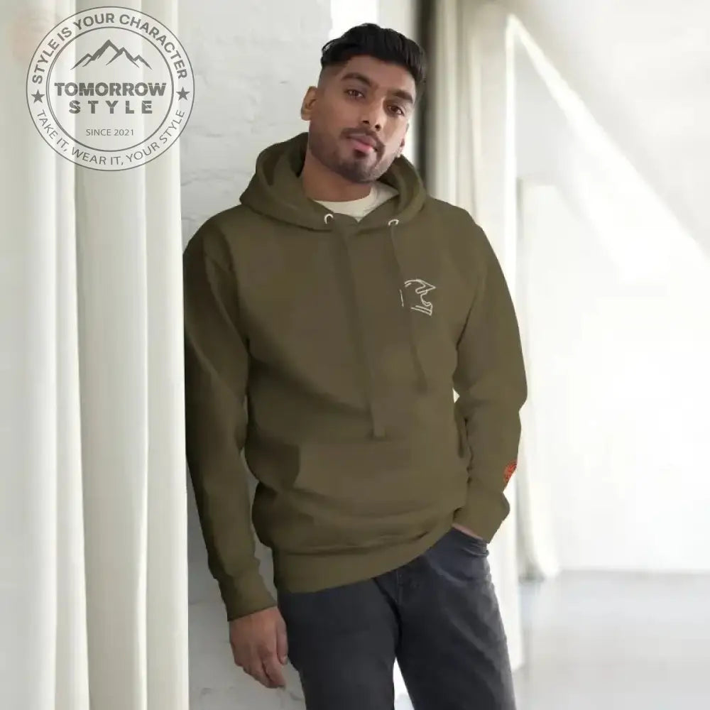 Ultimativer bestickter Streetwear - Hoodie für Herren - Tomorrow Style