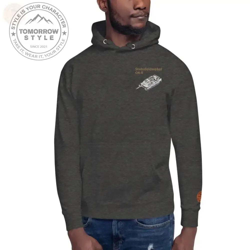 Ultimativer Kapuzenpullover im Militärstil: bestickte Bundeswehr - Premium - Tomorrow Style