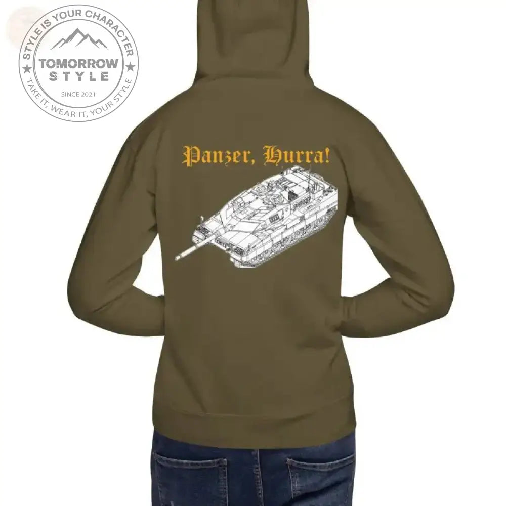 Ultimativer Kapuzenpullover im Militärstil: bestickte Bundeswehr - Premium - Tomorrow Style