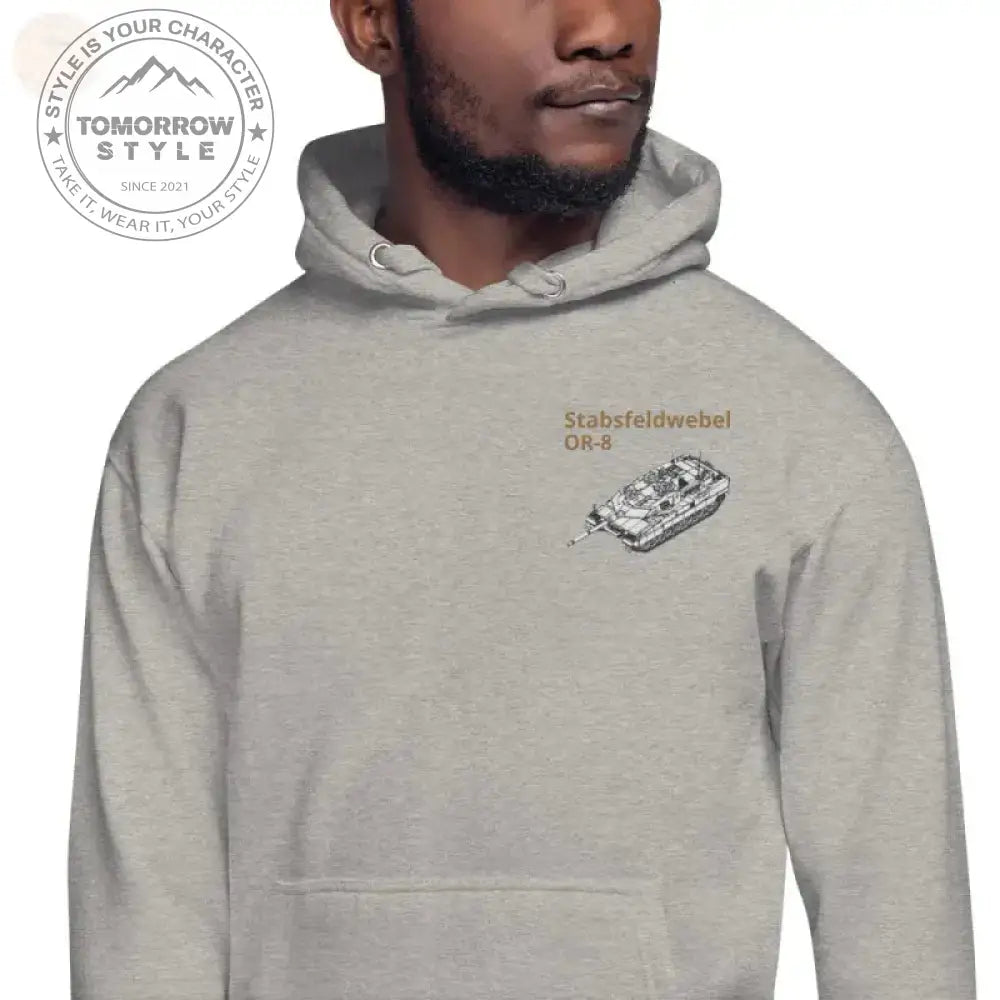 Ultimativer Kapuzenpullover im Militärstil: bestickte Bundeswehr - Premium - Tomorrow Style