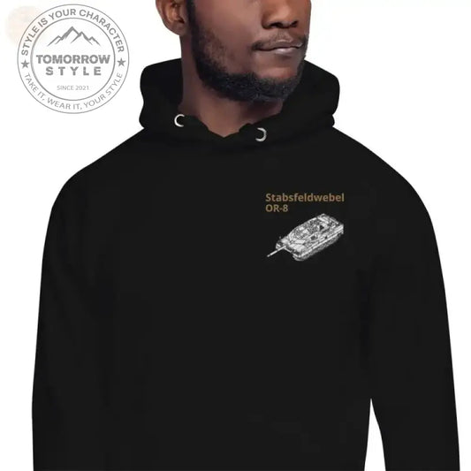 Ultimativer Kapuzenpullover im Militärstil: bestickte Bundeswehr - Premium - Tomorrow Style