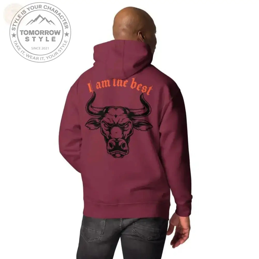 Ultimativer Komfort: Bestickter Herren - Hoodie - Tomorrow Style