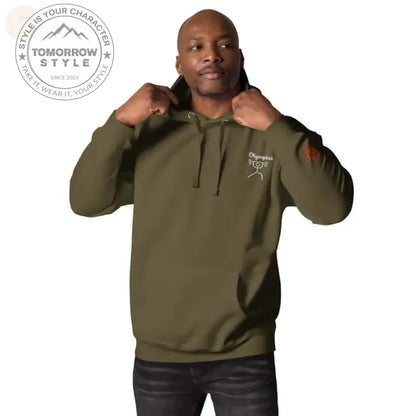 Ultimativer Komfort: Bestickter Herren - Hoodie - Tomorrow Style