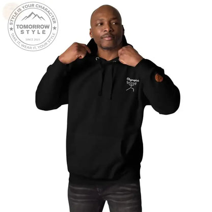 Ultimativer Komfort: Bestickter Herren - Hoodie - Tomorrow Style