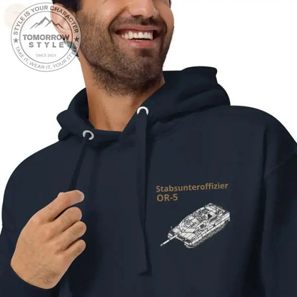 Ultimativer Komfort: Bestickter Premium - Hoodie der Bundeswehr - Tomorrow Style
