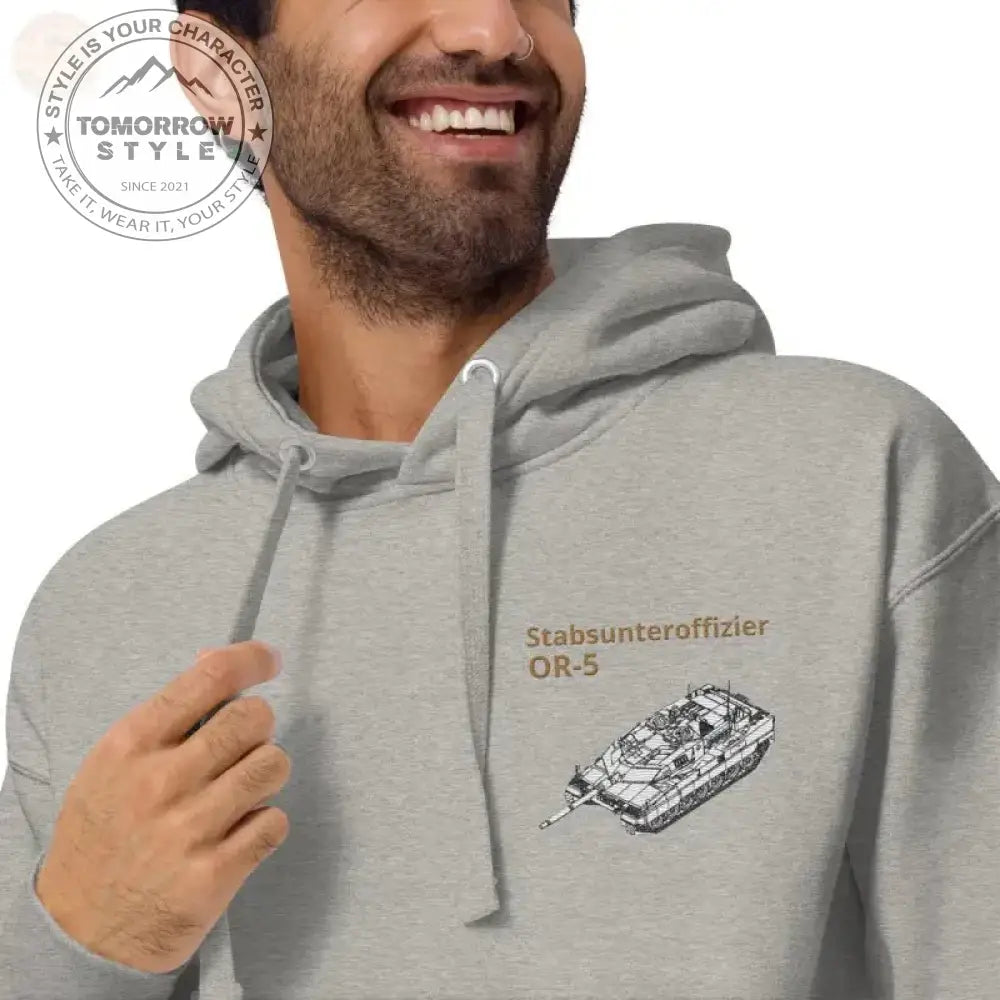 Ultimativer Komfort: Bestickter Premium - Hoodie der Bundeswehr - Tomorrow Style