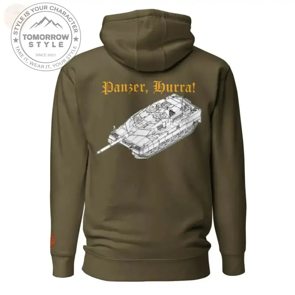 Ultimativer Komfort: Bestickter Premium - Hoodie der Bundeswehr - Tomorrow Style