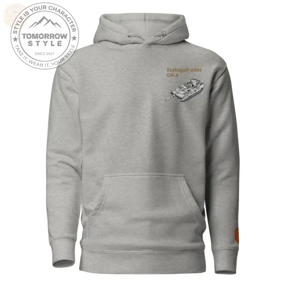 Ultimativer Komfort: Bestickter Premium - Hoodie der Bundeswehr - Tomorrow Style