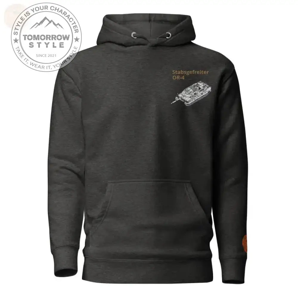 Ultimativer Komfort: Bestickter Premium - Hoodie der Bundeswehr - Tomorrow Style