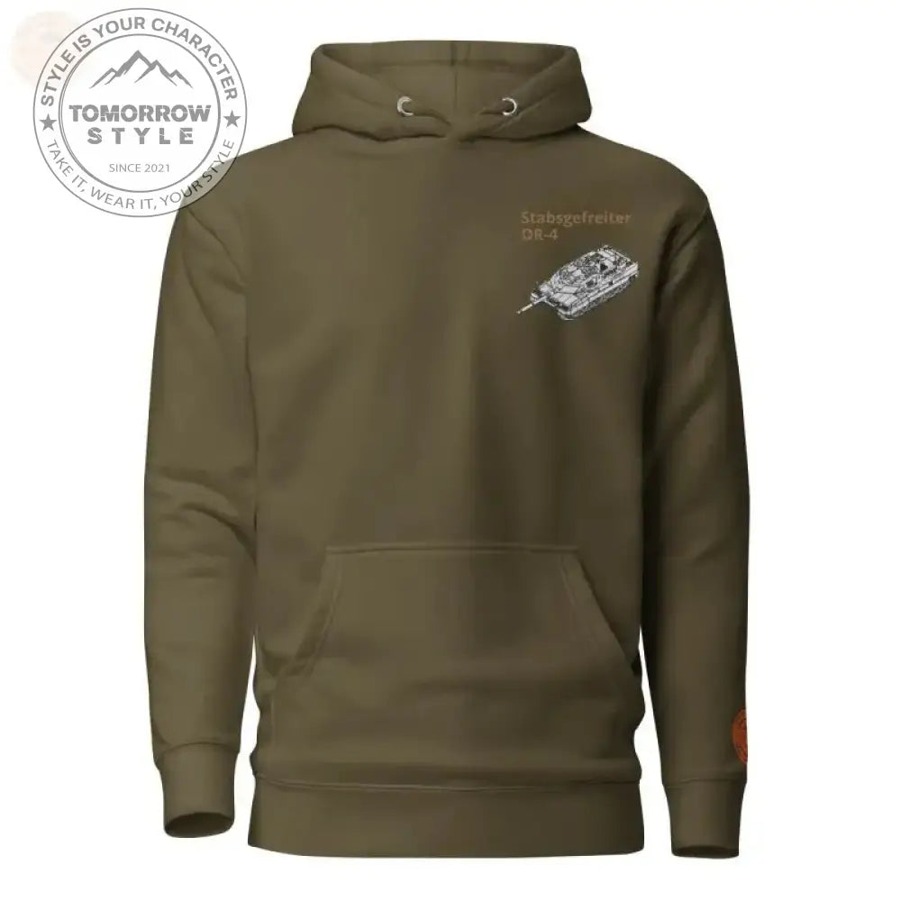 Ultimativer Komfort: Bestickter Premium - Hoodie der Bundeswehr - Tomorrow Style